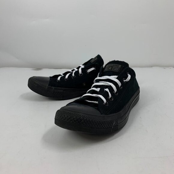 Converse Chuck Taylor All Star Shoes (M5039) Low Top Black Monochrome Size 7M/9M - Picture 1 of 12